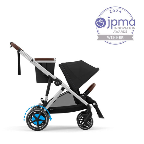 Cybex e-Gazelle S Electronic Assist Single-to-Double Stroller